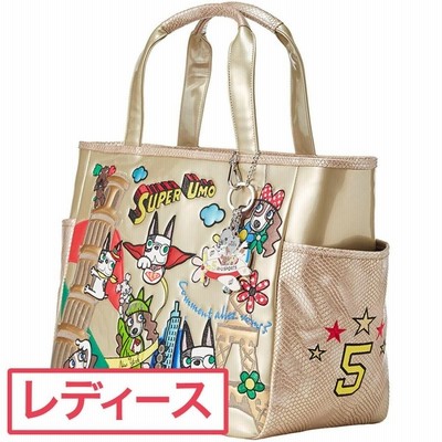 M.U SPORTS キャラクター-5thボストントートバッグ ゴールド
