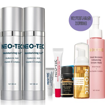 (乾荒肌福袋 重量裝2入)NEO-TEC 妮傲絲翠 高效保濕凝露100ml