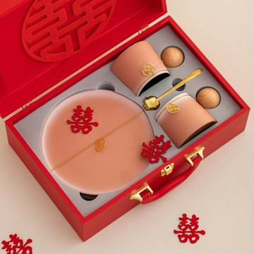 免運/公司貨 禮盒 員工禮盒 結婚禮物送新人情侶杯子套裝新婚訂婚禮品送閨蜜走心實用創意禮品 可開發票 全館五折 工廠現貨直銷 新品特價 d1114