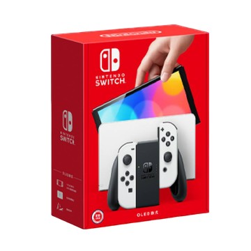 【12/1-12/31 雙12限定】Nintendo Switch 主機 白 (OLED版)