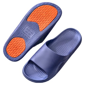 Well Life 悅生活 一體成形吸盤式EVA止滑拖鞋 2雙1組  40~41  藏青