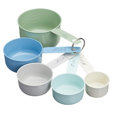 KitchenCraft 復古不鏽鋼量杯5件套裝  1組  30 ml + 60 ml + 80 ml + 120 ml + 250 ml