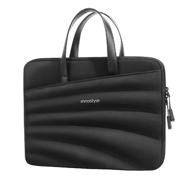 Innostyle CarryLite Slim系列 專利防摔收納筆電手提包 S600-14  14吋(35 x 26 x 3cm)  黑色  1個