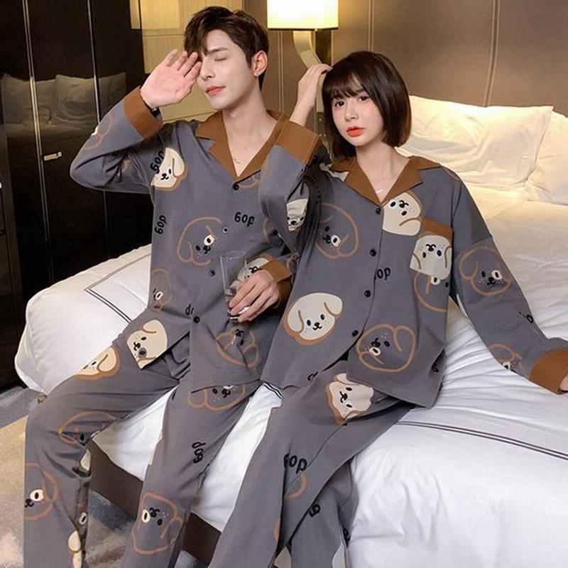 カップルパジャマ ペアパジャマ 春夏秋冬 長袖ルームウェア ペアルック 寝巻き 可愛い犬柄上下セットレディース メンズ部屋着 オシャレ 母プレゼント 通販 Lineポイント最大0 5 Get Lineショッピング