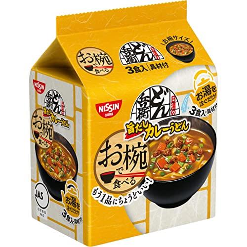 日清食品 お椀で食べるどん兵衛 カレーうどん 3食パック(33g*3食)*9個