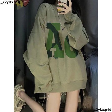 大促銷腊 女生衛衣 大學T 秋冬新款衛衣 超火休閒百搭衛衣女秋季新款美式復古高街潮牌慵懶風上衣