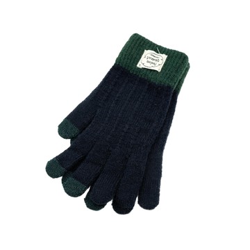 日本AUBE 可觸控保暖手套(藍色)