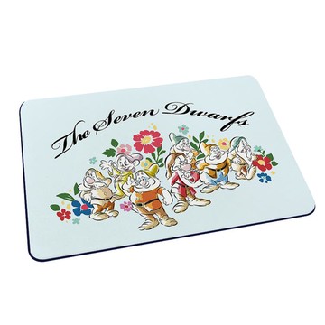 【Disney迪士尼】軟式珪藻土吸水地墊-優雅公主系列 Seven Dwarfs （60x40x0.5cm） _廠商直送