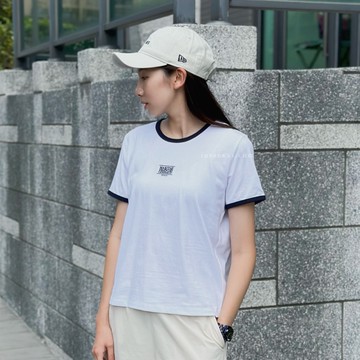 Marithé François Girbaud MFG 撞色領 短袖上衣