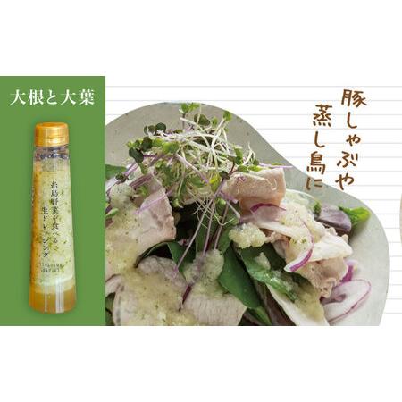 ふるさと納税 糸島野菜を食べる生ドレッシング 5種類 5本 セット 人参   大根と大葉   玉葱   赤玉葱ジンジャー   トマトパプリカ ).. 福岡県糸島市