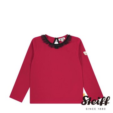 STEIFF熊頭童裝 蕾絲造型 長袖T恤衫 2-8歲