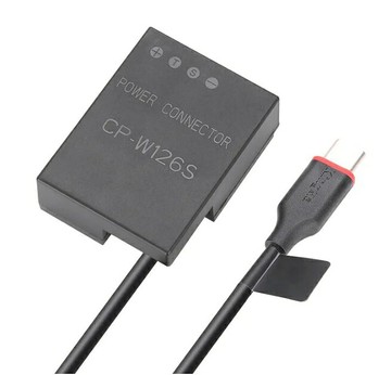 【中壢-水世界】Kingma Type-C 轉 W126 假電池 FUJIFILM 富士 持續供電 Type-C接頭【中壢-水世界】