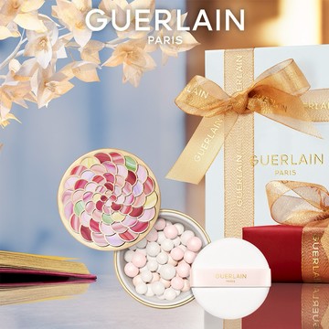 限時下單贈小金瓶💜【Guerlain】嬌蘭幻彩流星蜜粉球01 珍珠白｜宋慧喬愛用彩妝｜經典珠寶粉盒｜天蠍座生日快樂｜送給女友