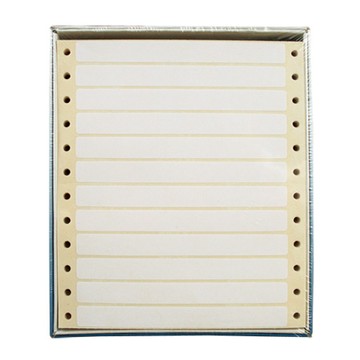 華麗牌點矩陣列印標籤/單排/WL-5008/1800片/盒