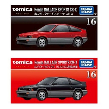 【美國媽咪】TOMICA PREMIUM 16 本田 Sports CR-X TP16 PRM16 本田 CRX 黑盒