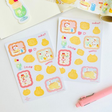 甜點師傅貼紙組