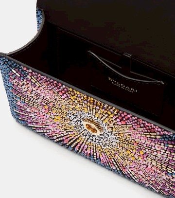 Bvlgari Serpenti Forever Mini leather top-handle bag