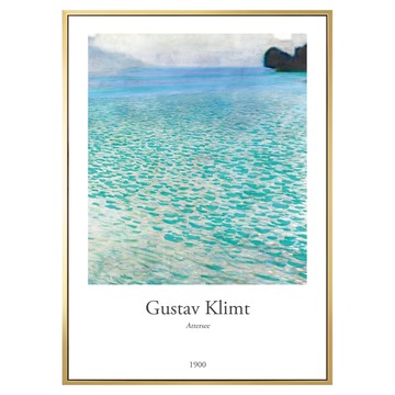 菠蘿選畫所 克林姆 阿特湖 AVAR3416G  40 x 30cm  金色