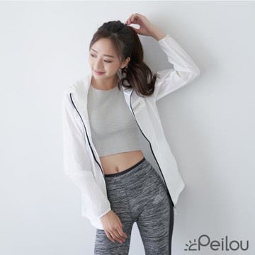 【DR.WOW】貝柔UPF40+羽量冰絲防曬外套-白色