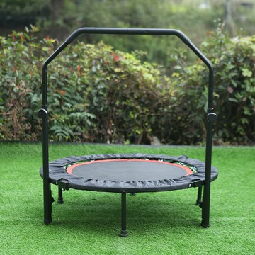 跨境新款圓形大型跳床戶外帶扶手兒童蹦蹦床家用健身成人跳跳床【DD010910】