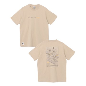 CHUMS Anti-Bug CHUMS Holiday T-Shirt 男 防蟲短袖上衣 淺卡其綠 CH012716M126