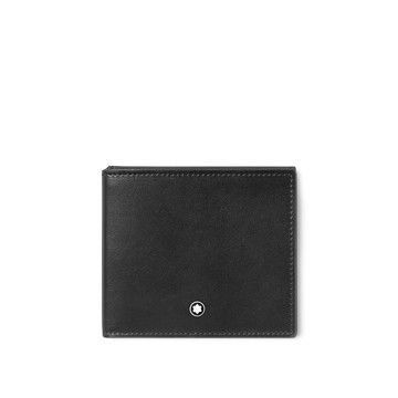 萬寶龍軟皮系列 TRIO 薄皮夾，4 卡式-黑