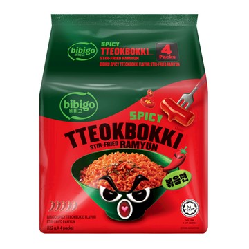 韓國CJ bibigo辣炒年糕醬風味乾拌麵