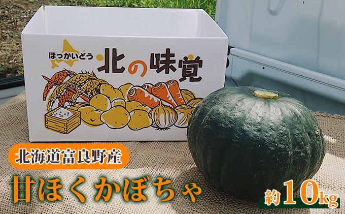 北海道 富良野産 甘ほくカボチャ 10kg かぼちゃ (山本農園)