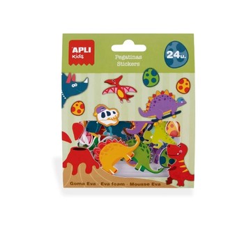 西班牙 APLI - EVA認知學習貼紙遊戲-冒險恐龍-0018876