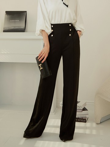 長纖腿．高彈直筒落地褲(一般/加長)