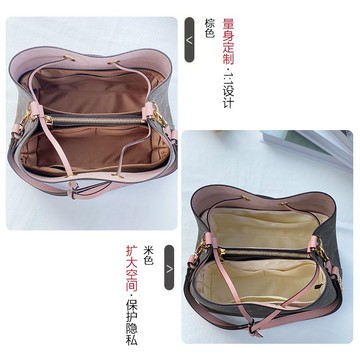 [內膽包]定制LVneonoe水桶包一對防水尼龍緞面定型超輕收納包中包 z8032