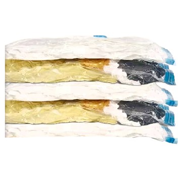 億琦國際DRLife 4號透明真空收納袋 PA+PE材質 壓縮袋/旅行袋/衣服壓縮袋/抽氣式/棉被收納壓縮皆可使用  60 x 80cm  5個裝  1組