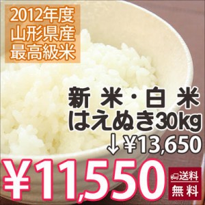 令和 2019年新米 はえぬき 米 新米 特a はえぬき米 白米 25kg 送料無料 山形 山形県 新米令和元年 31年 新米予約 令和新米 令和元年新米