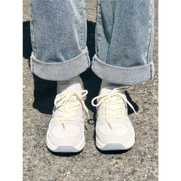 回力女鞋運動鞋女2025夏季透氣新款百搭休閑老爹鞋子網面小白鞋女