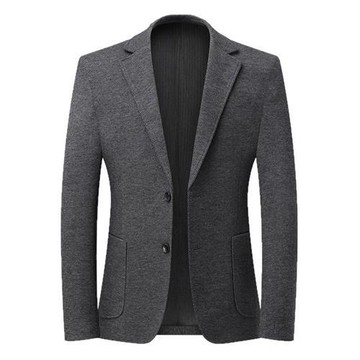 【米蘭精品】現貨+預購 頂級西裝外套西裝外套毛呢大衣上衣外套寬鬆秋冬大碼休閒男裝-免燙雙層男外套74ms2