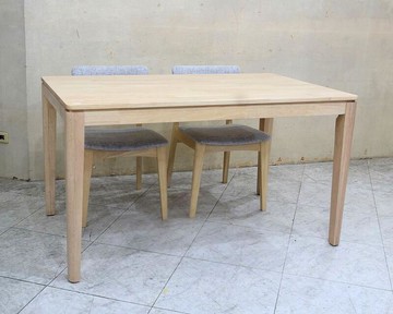 【歐風別館】達卡山毛櫸色全實木餐桌【基隆至台中免運費】