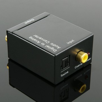 同軸轉換器數字音頻轉換器光纖同軸轉模擬音頻轉接器
