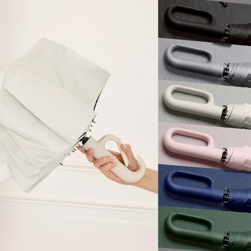 機能環扣抗風抗UV摺疊自動傘(多色選)