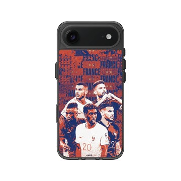 iPhone Air Clear (相機按鈕) 酷墨灰 - FFF - France National team - Pattern