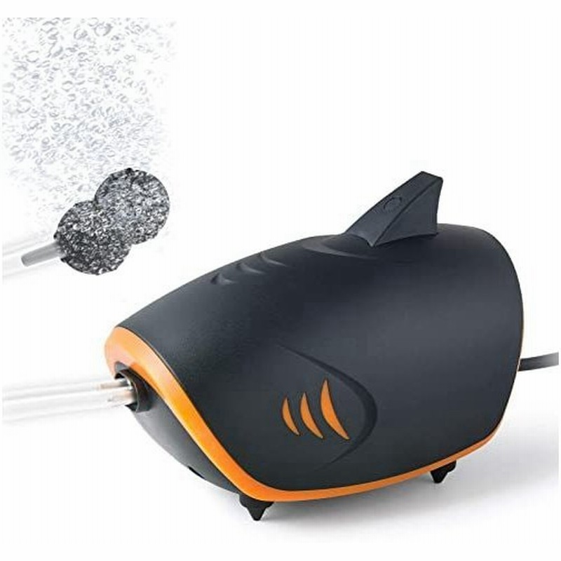 Fedour 強い水槽エアーポンプ 二つ吐出口の静かな空気ポンプ アクセサリー付き 75 500l水槽適用 通販 Lineポイント最大get Lineショッピング