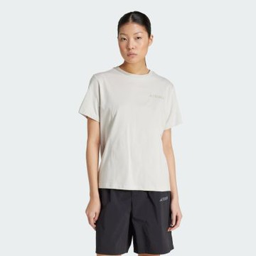 adidas 愛迪達 短袖上衣 女 亞規 MT W POLYGENE T 灰白 JI8321(S2988)