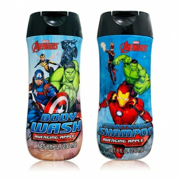 Avengers 卡通沐浴乳 / 雙效洗髮精 蘋果香 236ml/罐 復仇者聯盟 憨吉小舖