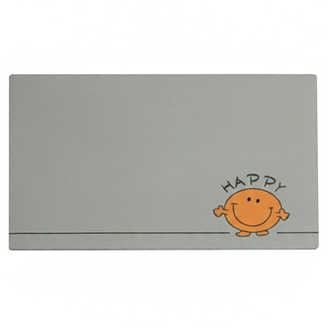 comet Home 可水洗矽藻土腳踏墊  1個  灰色笑臉款  60 x 40cm