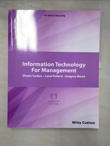 【書寶二手書T2／大學理工醫_TYL】Information Technology for Management_Carol Pollard