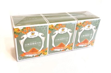 嘟嘟家蜂蜜 台灣埔鹽蜂花粉 (產地台灣) 3公克X30包/盒 買三盒優惠