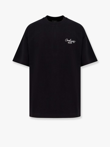 Cotton t-shirt with logo embroidery - CARHARTT WIP - gender_Man