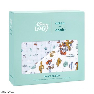 【安琪兒婦嬰百貨】美國 aden+anais 經典四層紗厚毯(玩具總動員)