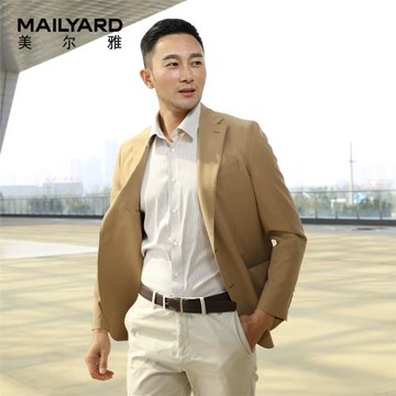 MAILYARD/美爾雅西服單件 商務休閑男士時尚春夏無里襯薄西裝 697