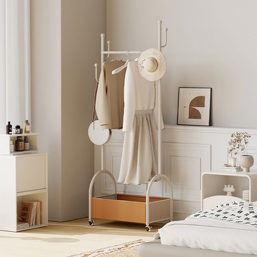 移動落地衣架臥室臟衣籃衣帽架輕奢高級感網紅掛衣架房間衣服掛架 y8068