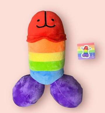 彩虹莖靈布偶/鄉民尺寸/彩虹/性別友善